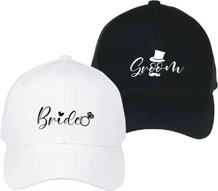 Chapeau de mariée et de marié