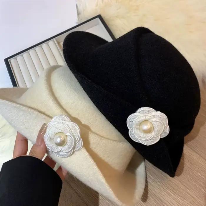 Chapeau Topper de Style Hepburn français