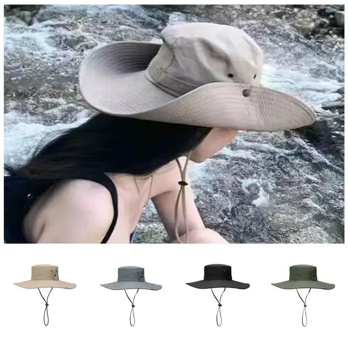 Chapeau de Cowboy occidental rétro à large bord