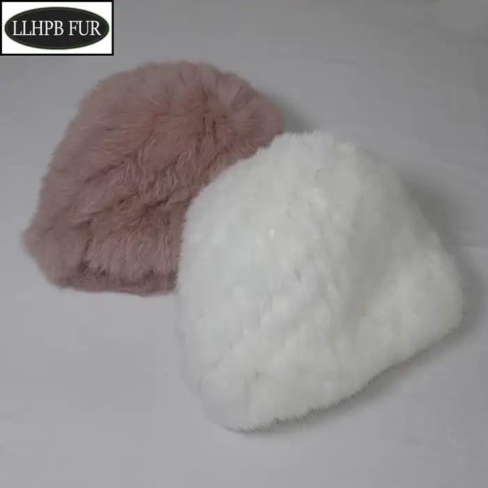 Chapeau en Fourrure de Lapin group pour Femme