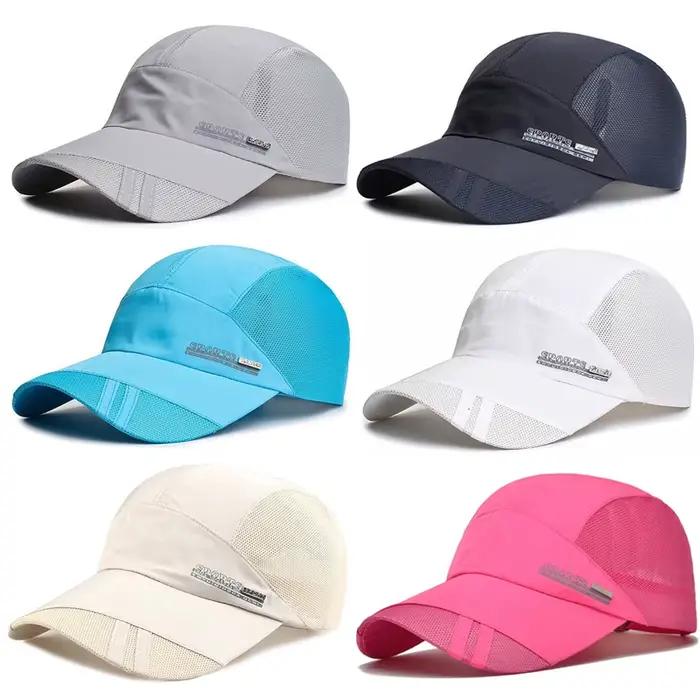 Casquette de baseball à séchage rapide pour hommes et femmes