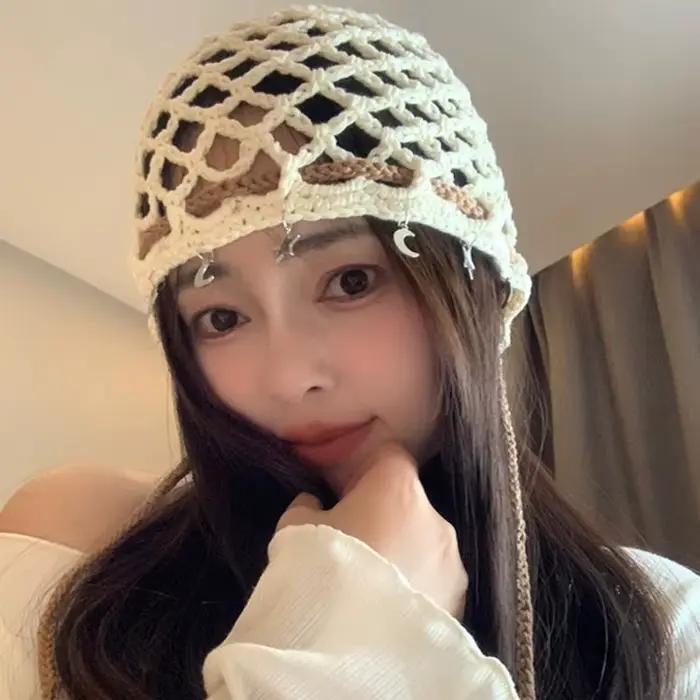 Chapeau respirant en Crochet