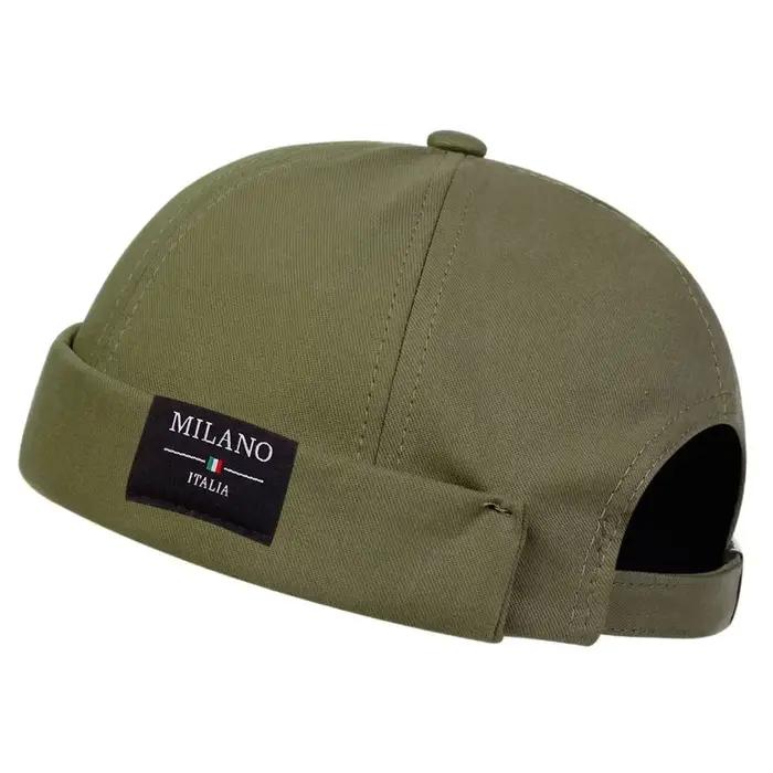Casquettes pour hommes MILANO ITALIA avec étiquette cousue