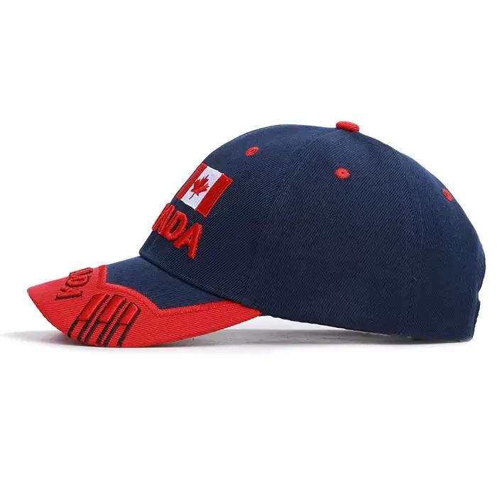 Casquette de baseball brodée Canada Feel pour hommes et femmes
