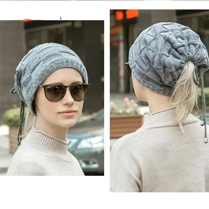Ensemble de bonnets d'hiver coupe-vent pour femmes et hommes
