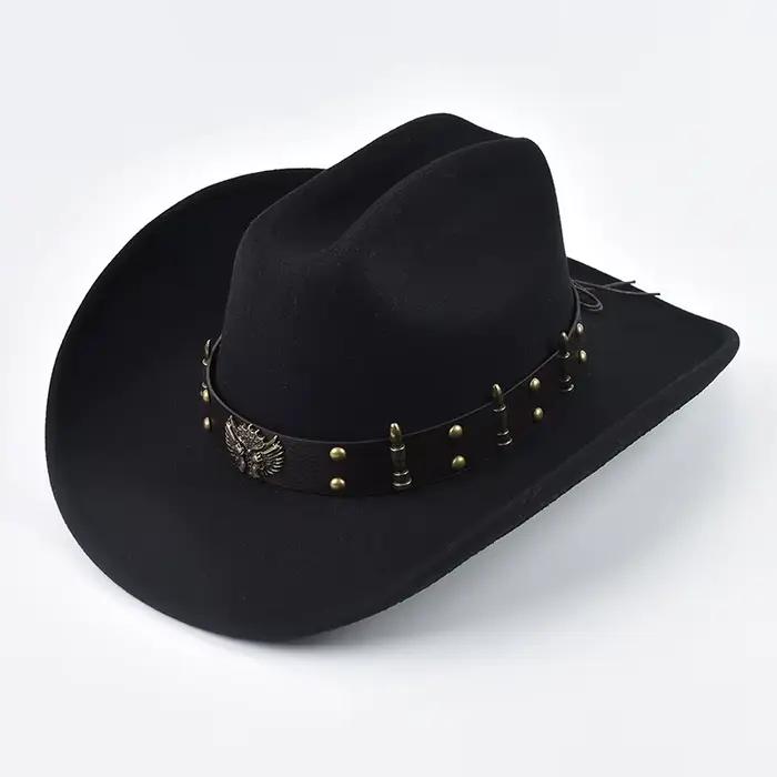 Chapeau de Cowboy occidental pour hommes et femmes