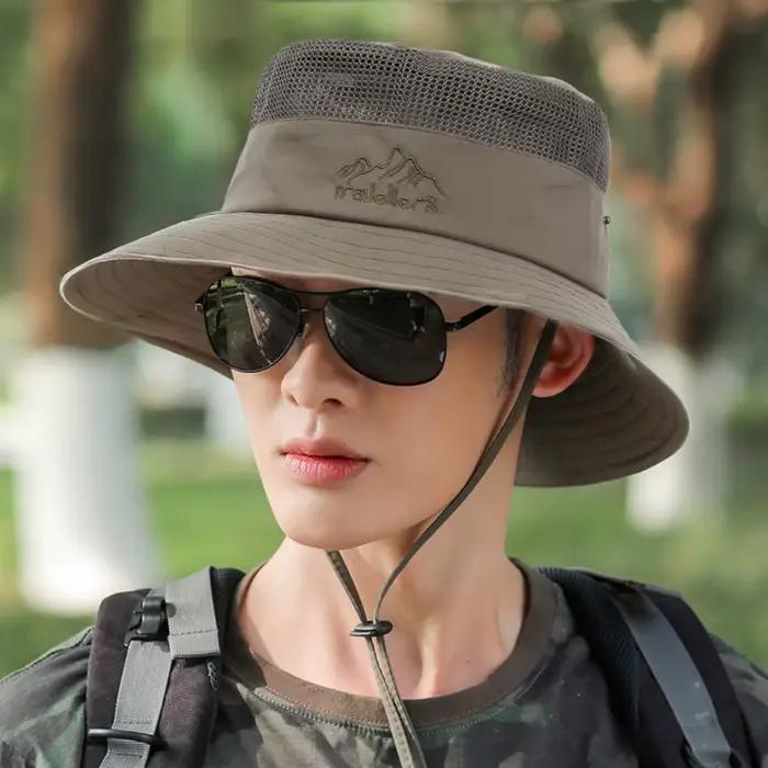 Chapeau de pêche portable pour hommes