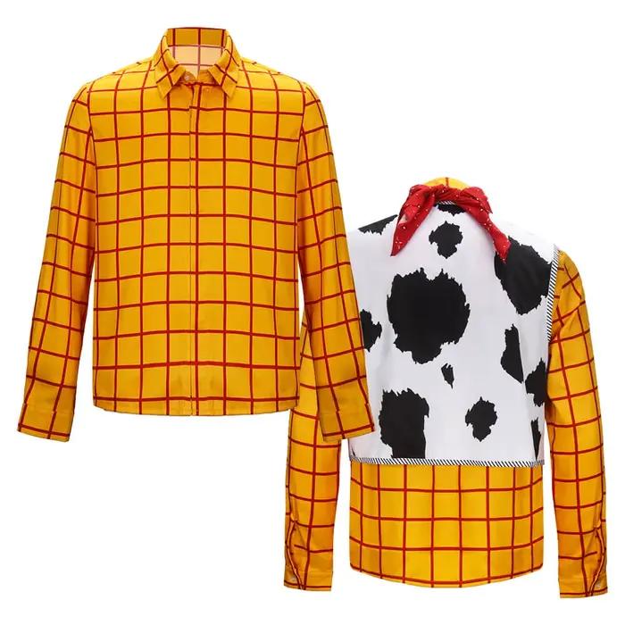 Costume de Cowboy Woody pour Adultes Tenue de Cosplay Occasions Spéciales Halloween Fête Noël Cadeau