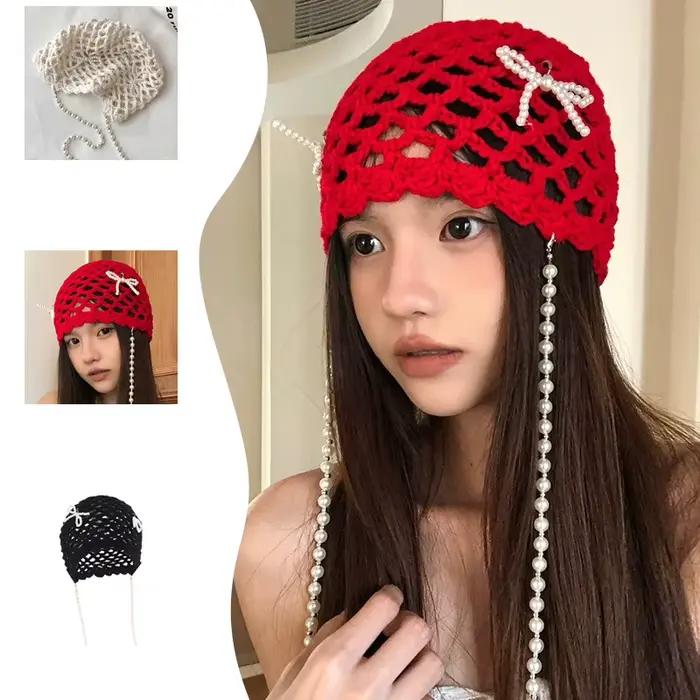 Chapeau pull coréen pour femmes