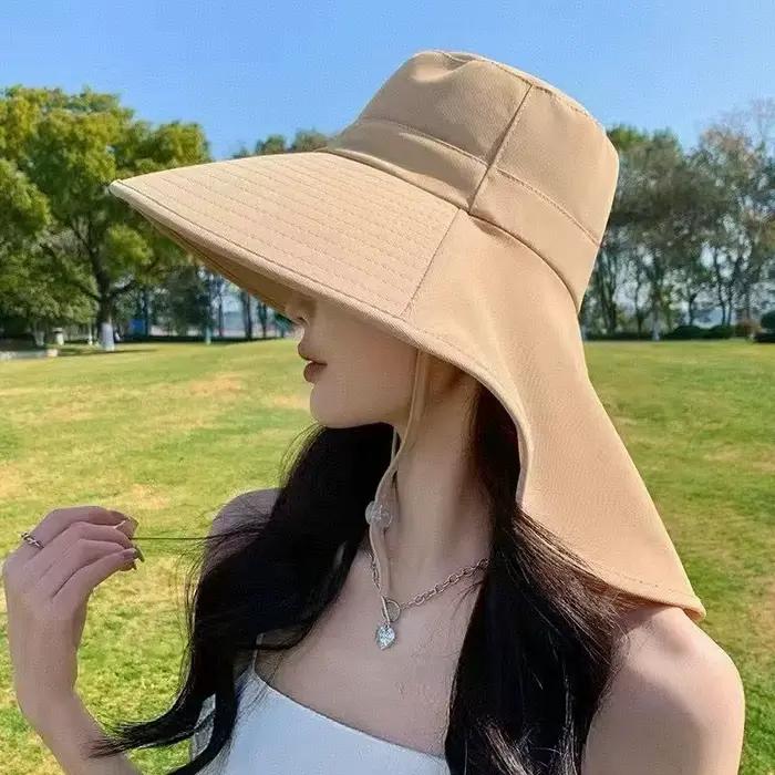 Chapeau de soleil à large bord pour femme