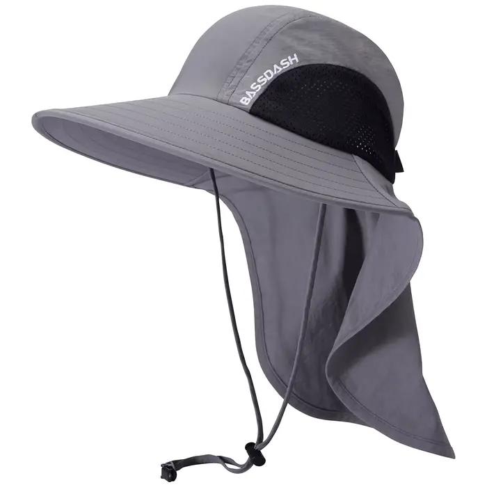 Bassdash-Chapeau de pêche à large bord pour hommes et femmes