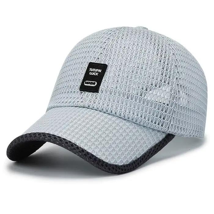 Casquette de baseball en maille à séchage rapide pour hommes