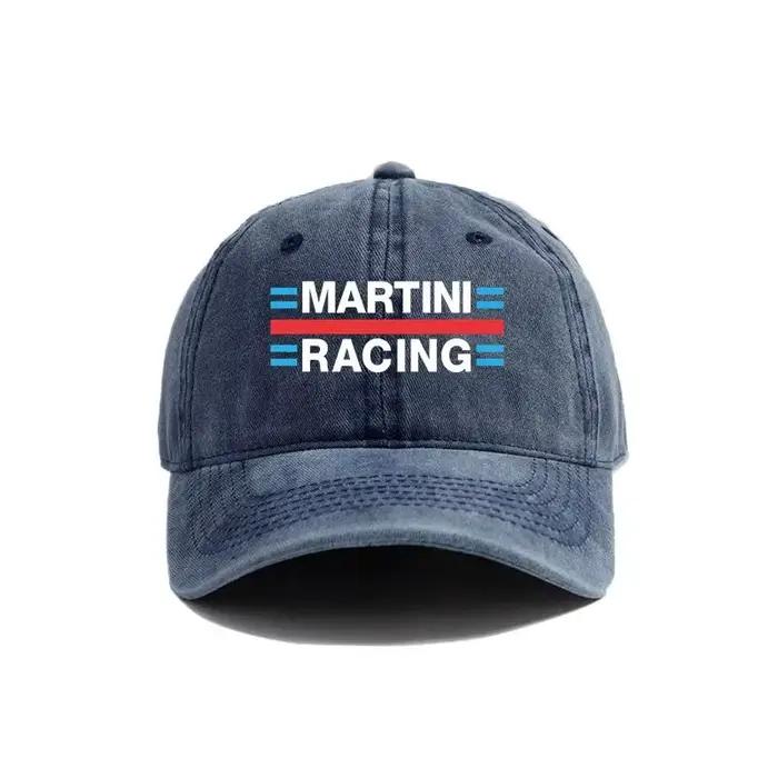 Martini Racing casquettes de Baseball chapeaux en détresse casquette hommes femmes rétro en plein air été réglable papa