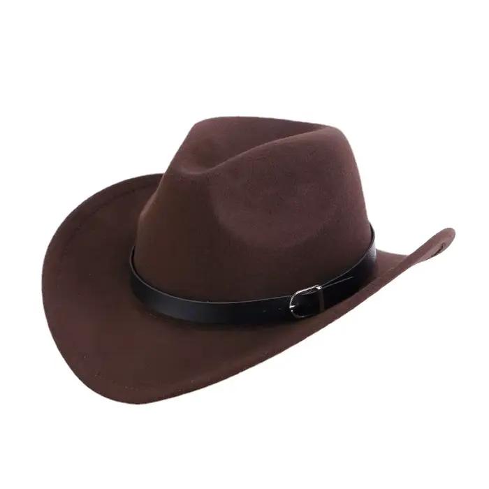 Chapeaux de cowboy Fedora pour hommes et femmes