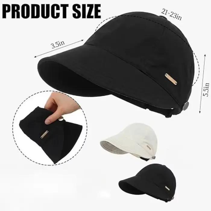Casquette de baseball à large bord pour femmes