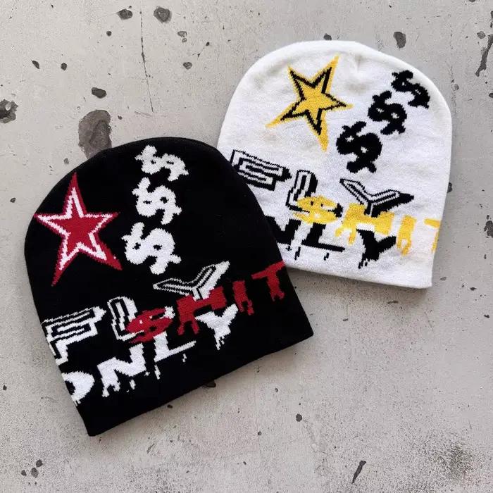Bonnet Jacquard unisexe avec imprimé étoiles