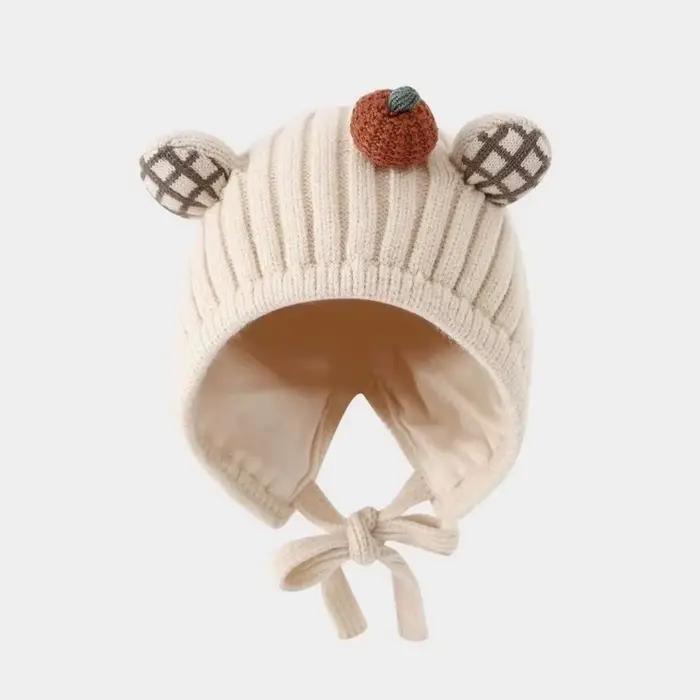 Chapeau d'hiver mignon en Crochet pour bébé