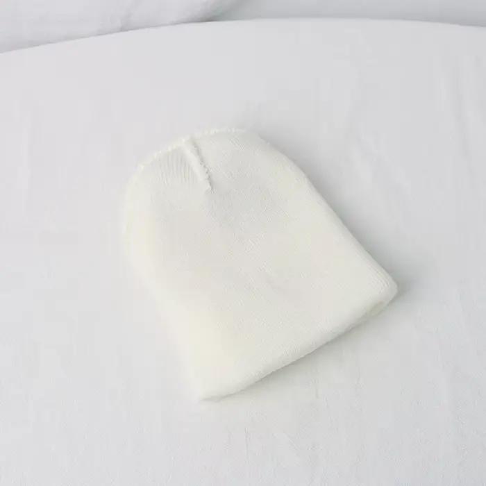 Dessin animé ours bébé tricoté chapeau automne hiver chaud nouveau-né infantile bonnets pour garçons filles doux confortable enfant en bas âge enfants Bonnet