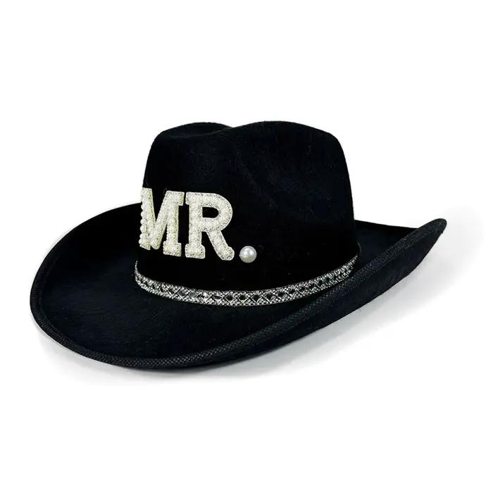 Chapeau de Cowgirl avec lettres en strass