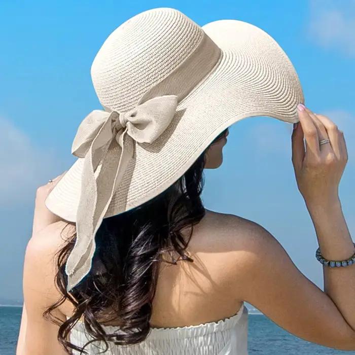 Chapeau de paille d'été pour femmes