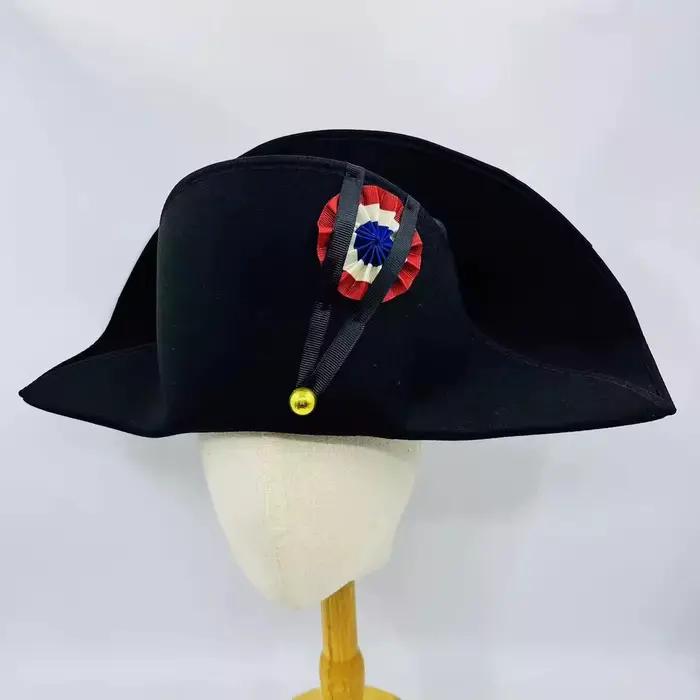 Casquette en laine de style français Napoléon pour homme