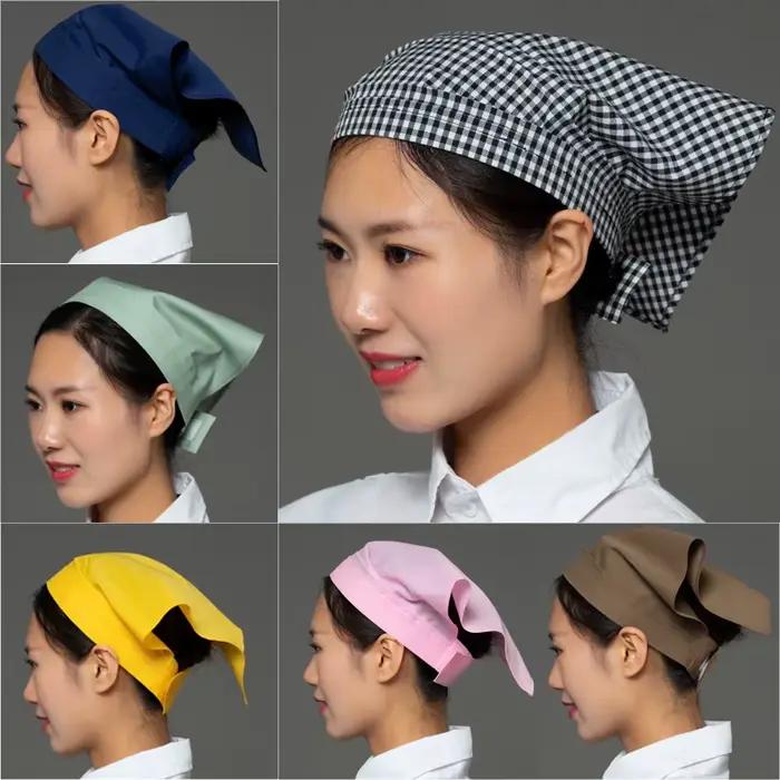 Chapeau de chef japonais unisexe