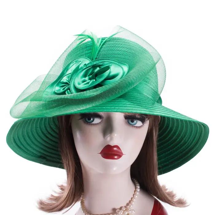 Lawliet-Chapeaux d'été à large bord pour femmes