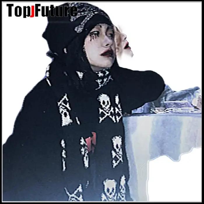 Chapeaux de crâne gothique Harajuku