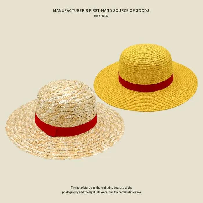 Chapeau de paille Luffy pour hommes et femmes