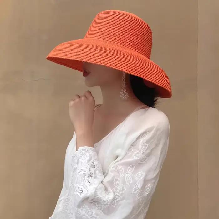 Chapeau de soleil Hepburn pour femme