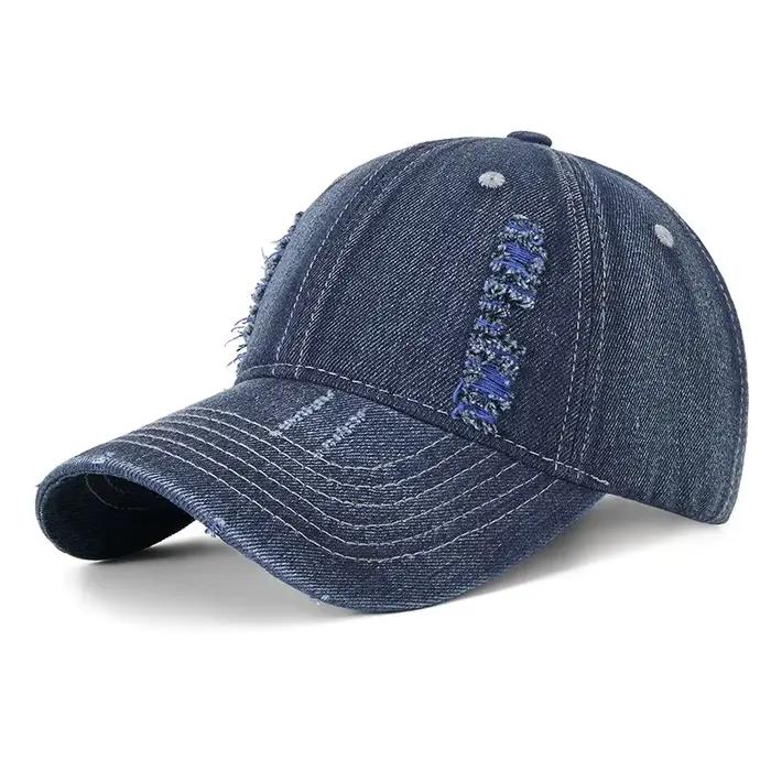 Casquette de Baseball en Denim pour hommes et femmes