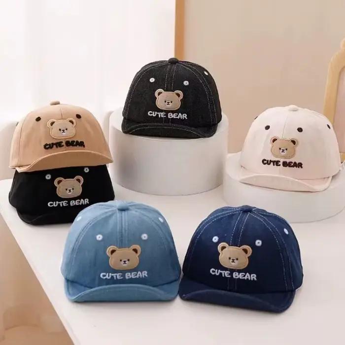Chapeau de Baseball ours de dessin animé pour bébé