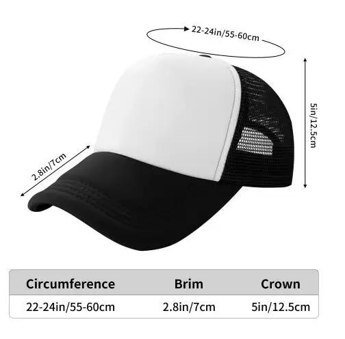 Casquette de baseball unisexe en maille respirante avec slogan amusant sur le thème des hot-dogs