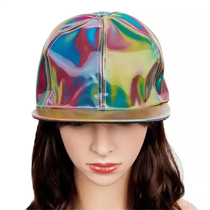 Retour vers le futur Marty McFly chapeau changement de couleur arc-en-ciel casquette de Baseball réglable Hip hop