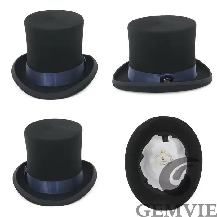 GEMVIE – chapeau en feutre 100% laine pour hommes et femmes