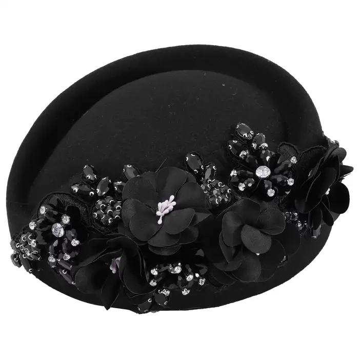 Chapeau bibi vintage style église pour femme – Élégant pour le thé