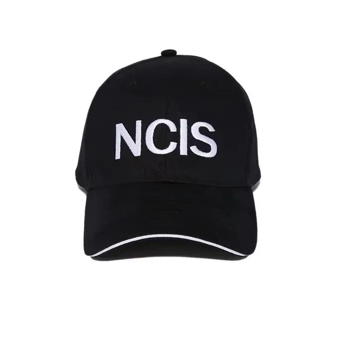Casquette NCIS brodée de baseball réglable en coton pour cosplay et événements spéciaux pour hommes et femmes