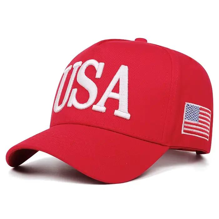 Casquette de baseball brodée USA