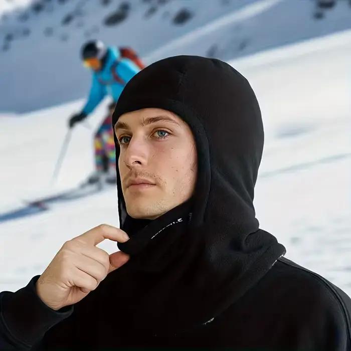 Cagoule polaire casquette de cyclisme résistant au froid coupe-vent capuche chaude et chapeau épaissir thermique Ski