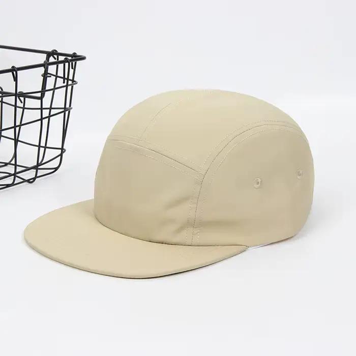 Casquette de baseball à 5 panneaux unisexe avec protection solaire pour hommes et femmes en polyester pour skate et activités extérieures