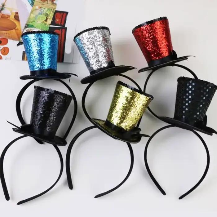 Chapeau haut-de-forme en voile fascinateur