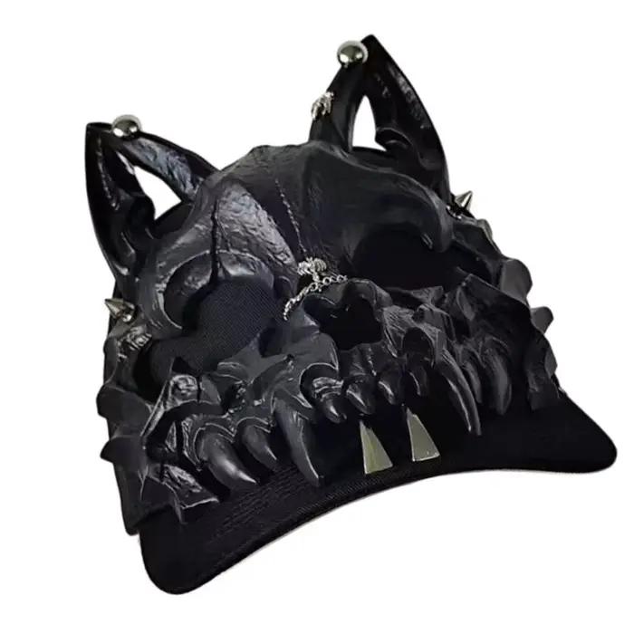 Casquette Baseball Série Sombre P9FE Forme Oreille Animal Gothique Pour Femmes Adolescents Activités Plein Air Occasions Spéciales