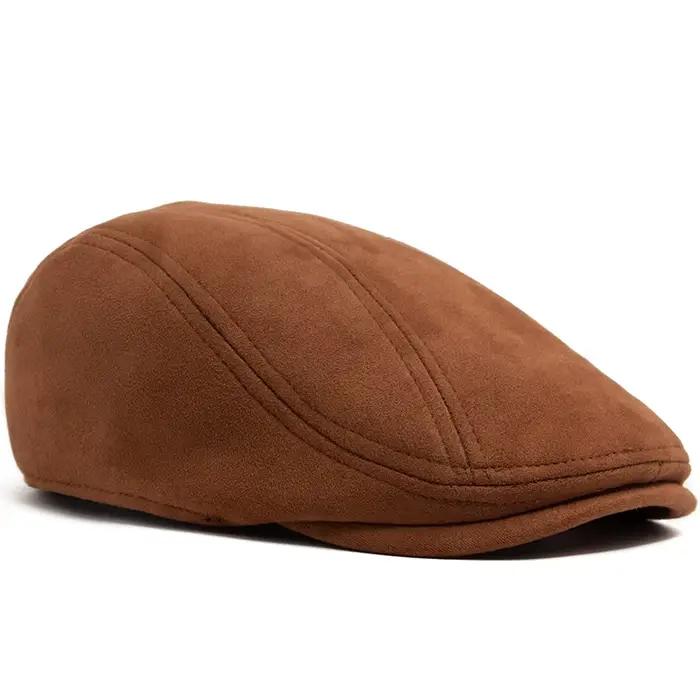Béret en daim pour hommes et femmes