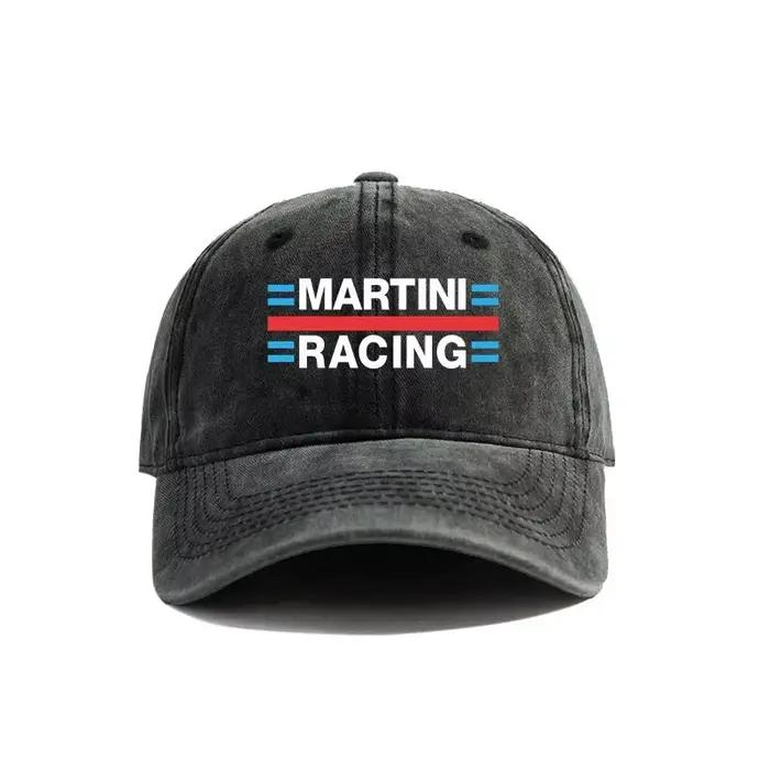Martini Racing casquettes de Baseball chapeaux en détresse casquette hommes femmes rétro en plein air été réglable papa