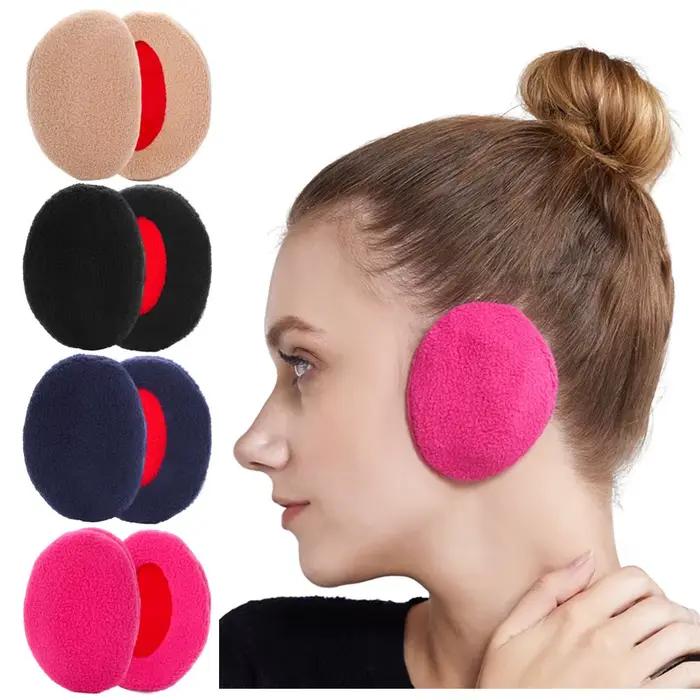Cache-oreilles en polaire douce pour hommes et femmes, protection auditive coupe-vent, accessoire mode hiver, cadeau occasionnel, protection des oreilles enfants et adultes