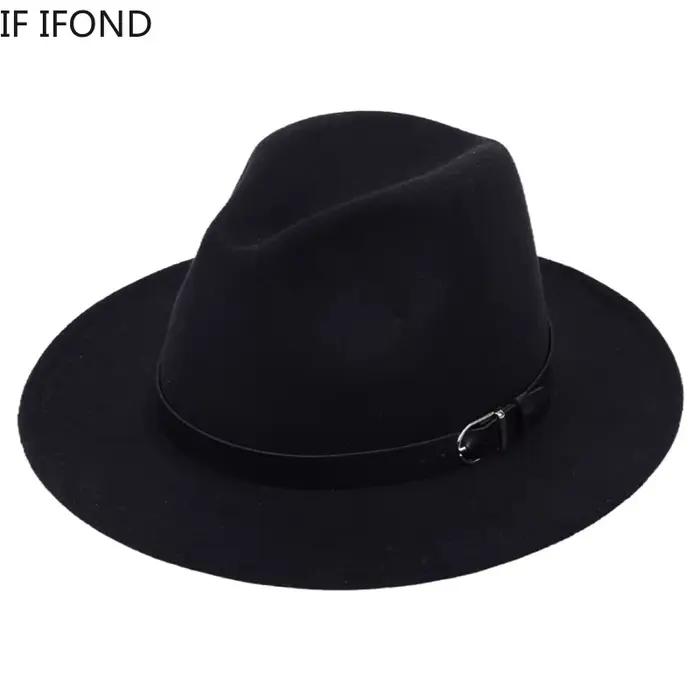 Chapeau Fedora britannique classique pour hommes et femmes