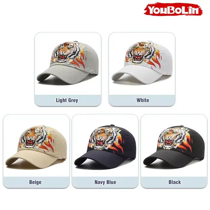 Casquette de baseball à motif tigre pour l'extérieur