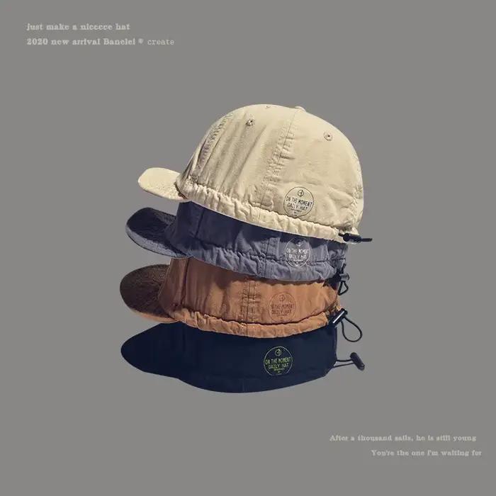 Casquette à visière à bords courts pour hommes et femmes