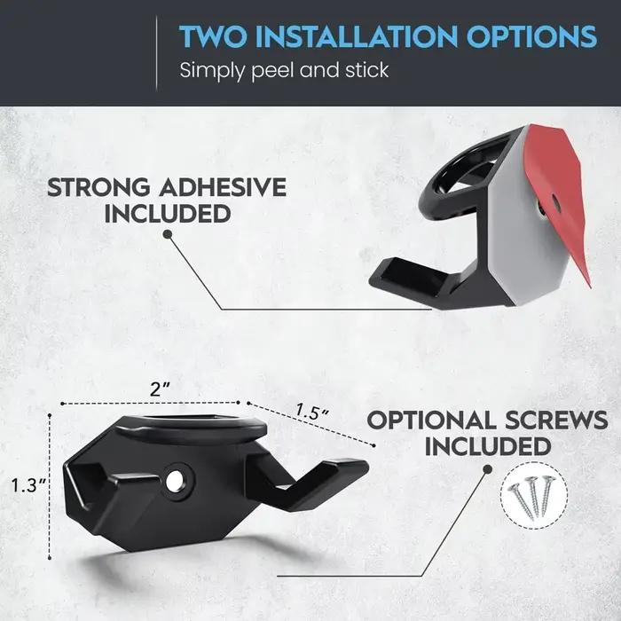 Supports adhésifs pour chapeaux