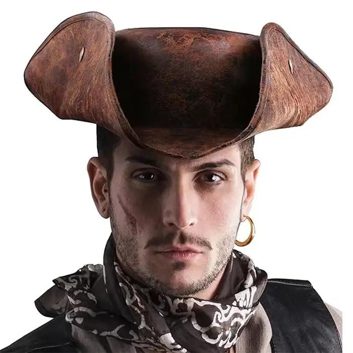 Chapeau en similicuir 7.5 ate